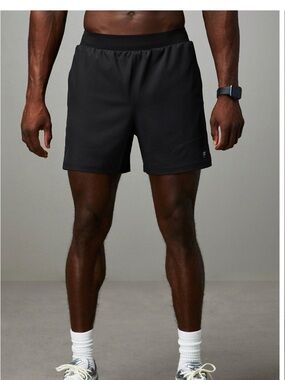 Fabletics Fundamental Short II Lined 5in Black Mens Large NWT